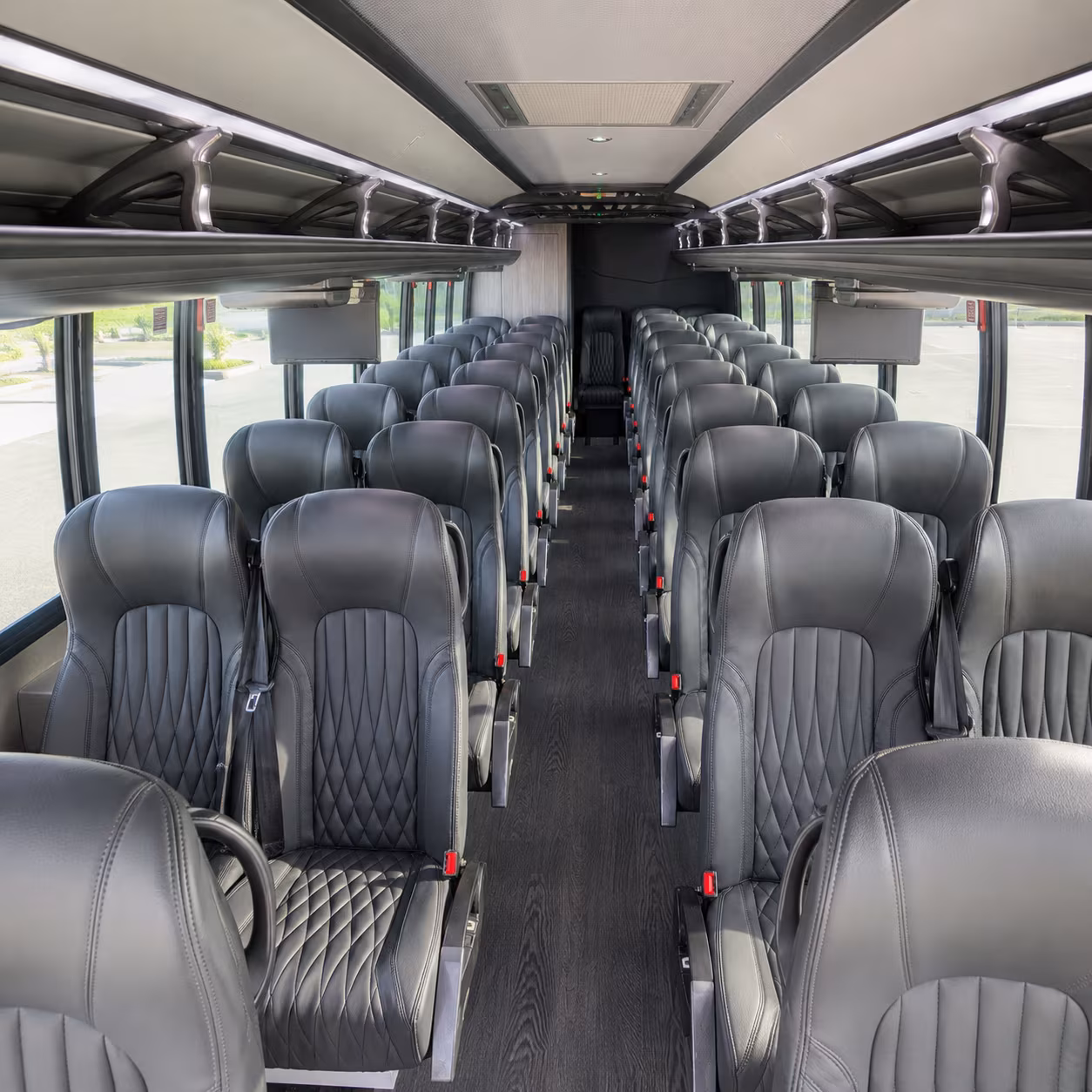 Corona Airport Shuttle & Transportation party bus interior