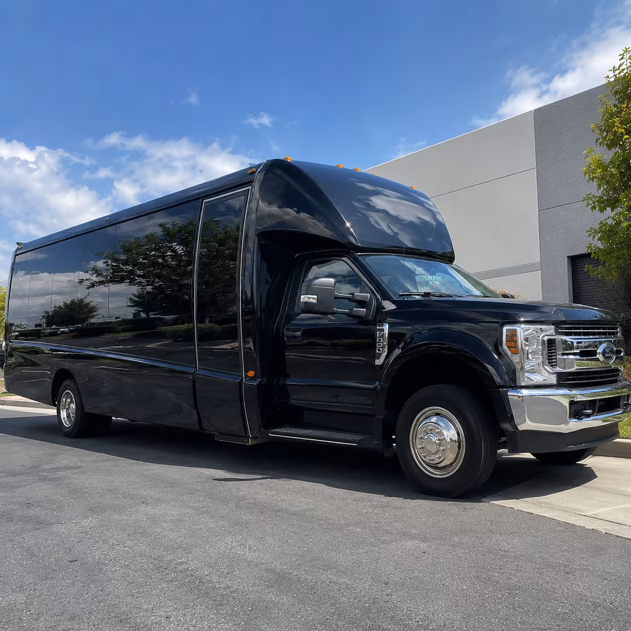 Corona Airport Shuttle & Transportation party bus exterior
