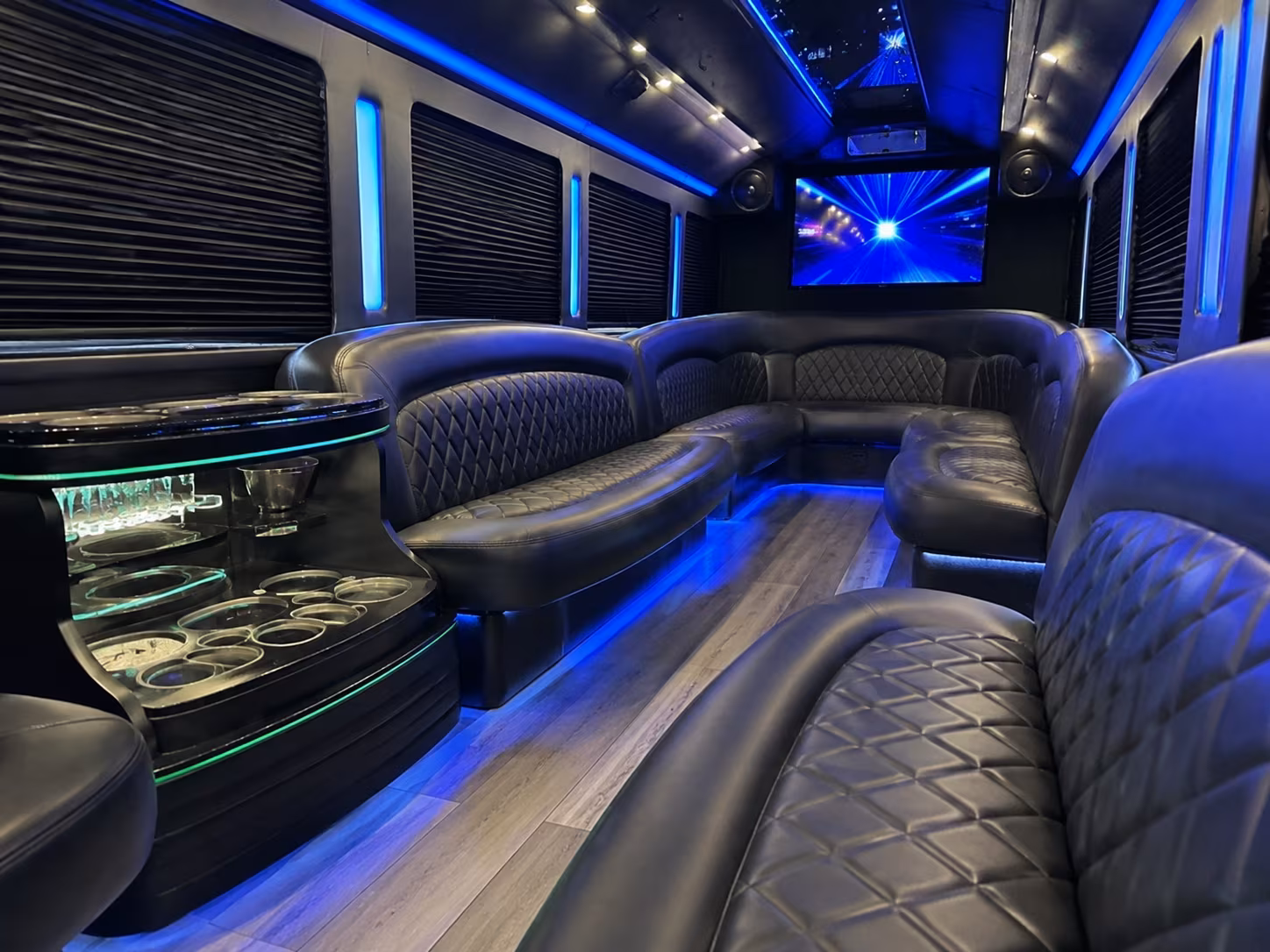 Corona Concert & Music Festival Transportation party bus exterior