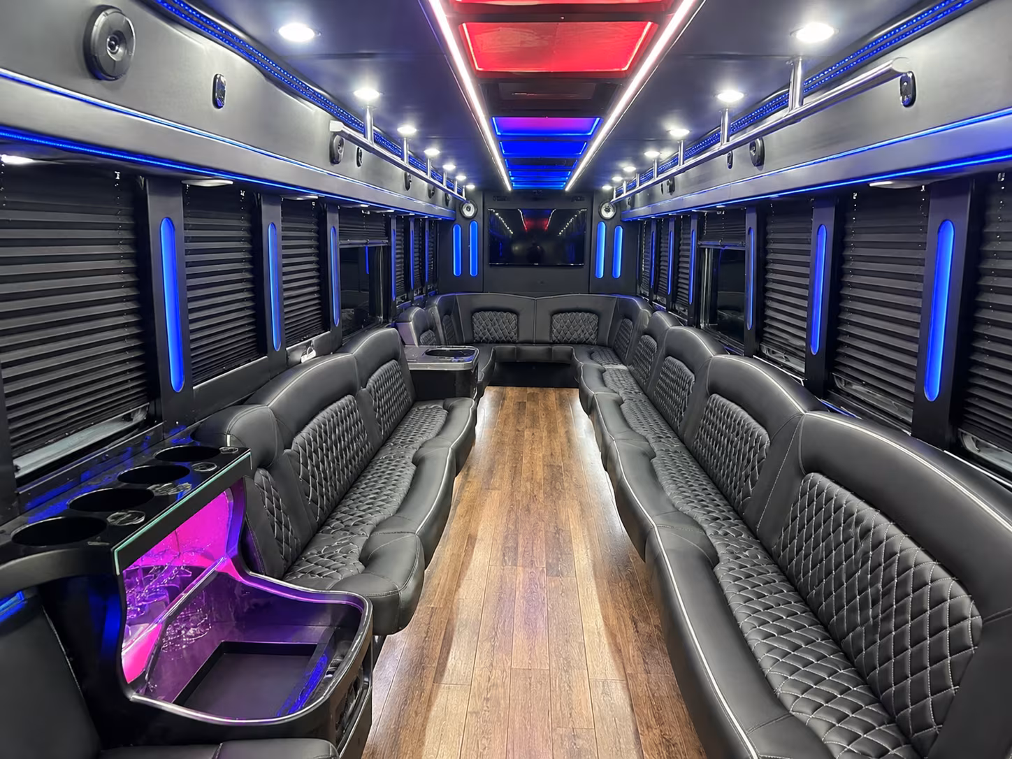 Corona Private Event Transportation onboard seating
