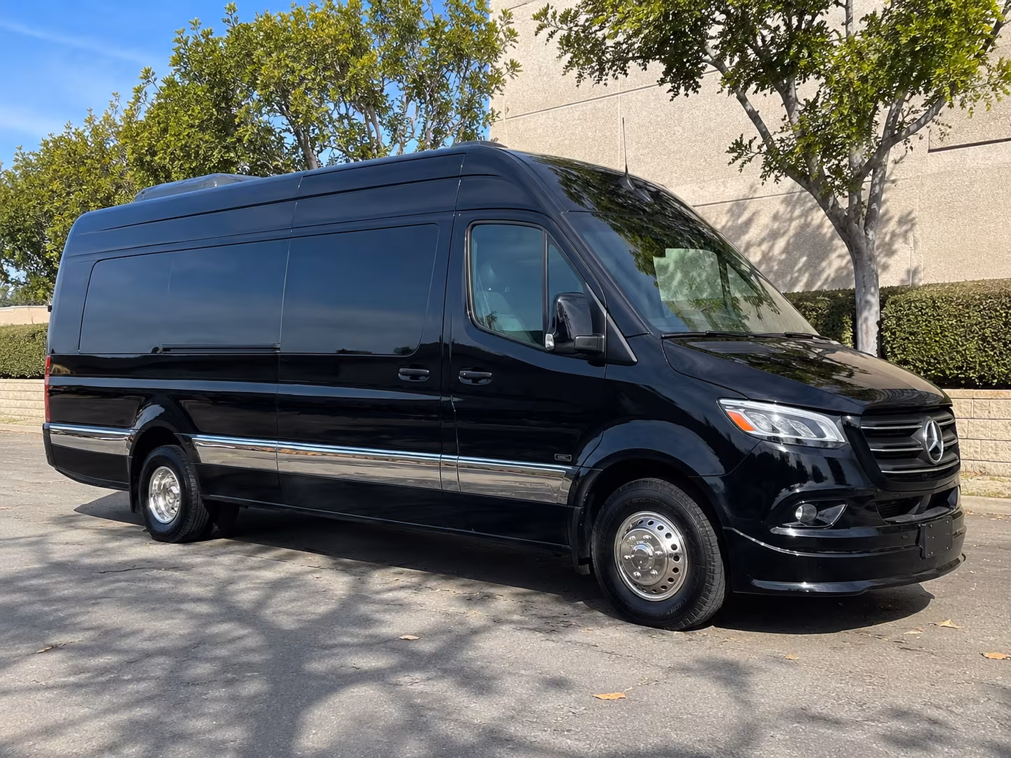 Corona School Event Transportation party bus interior