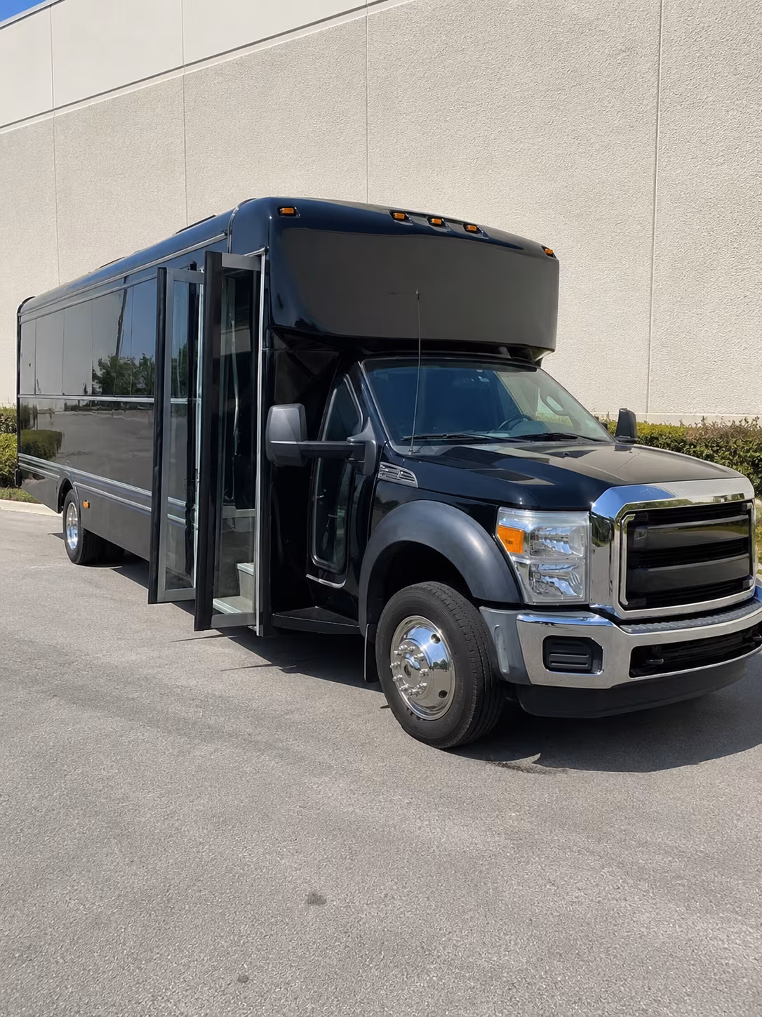 Corona Sporting Event Transportation party bus exterior