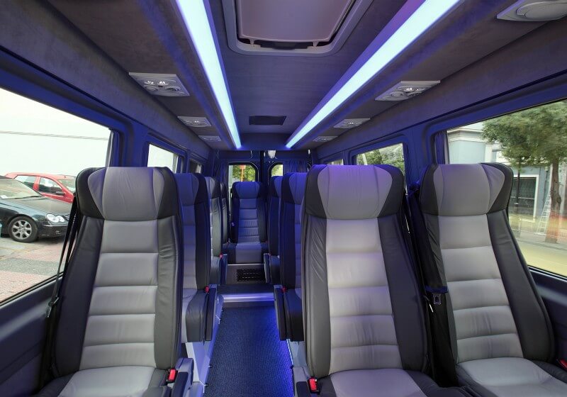 Fullerton 18 Passenger Van/Minibus Interior