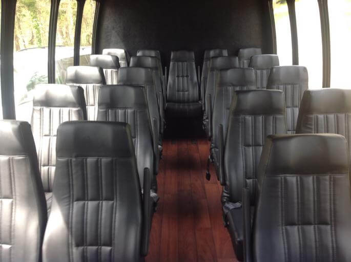 Rancho Cucamonga 30 Passenger Shuttle Bus Interior