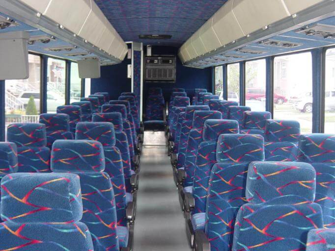 Fullerton 35 Passenger Shuttle Bus Interior