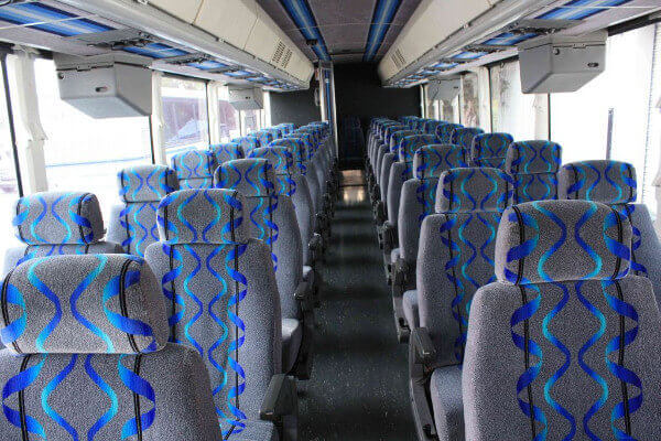 Fullerton 40 Passenger Coach Bus Interior